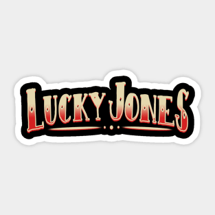 Lucky Jones Red Gradient Sticker